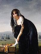 Marie-Denise Villers Une etude de femme d'apres nature dit aussi Portrait de Madame Soustras oil painting